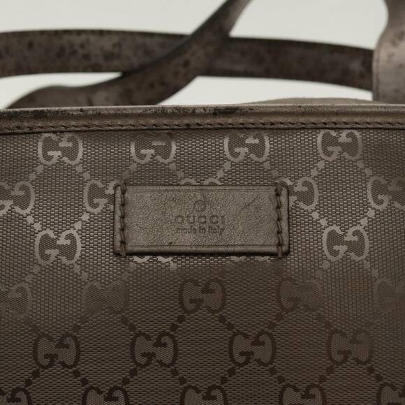 GUCCI GG Implementation Tote Bag Silver Metallic - Picture 14 of 16